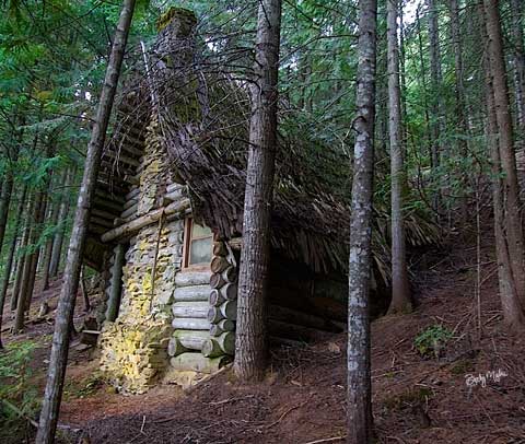 Old Cabin at Spirit Lake